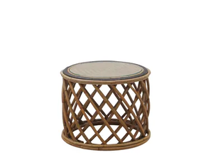 ALICE - Round rattan coffee table _ Il Giardino di Legno